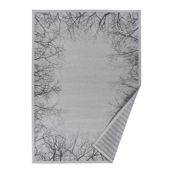 Sivi dvostrani tepih Narma Puise Silver, 80 x 250 cm