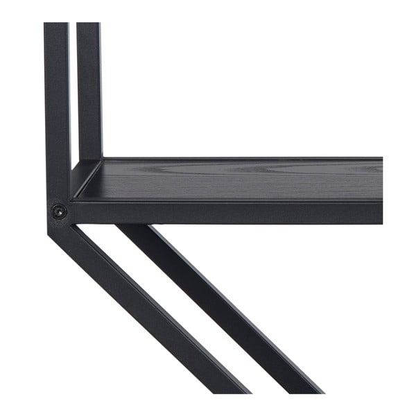 Crna zidna polica Actona Seaford-image-3