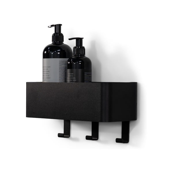 Crna željezna zidna kupaonska polica Multi – Spinder Design-image-2