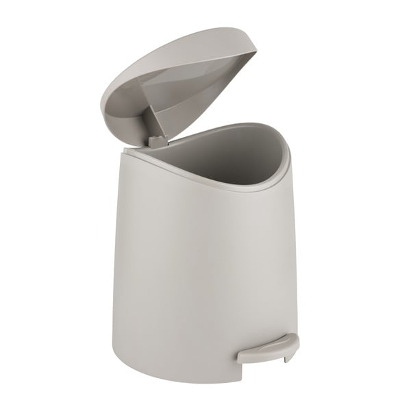 Smeđe-siva plastična kanta za smeće s pedalom 3 l Portes – Allstar-image-1