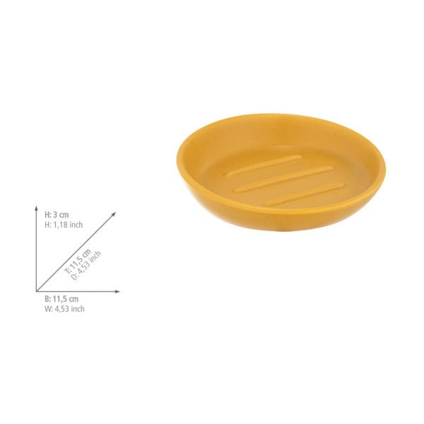 Žuta keramička posuda za sapun Badi - Wenko-image-4