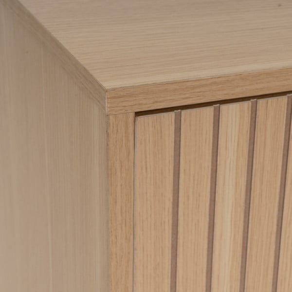 Noćni ormarić u dekoru hrasta u prirodnoj boji Mid-Lines – Casa Selección-image-3