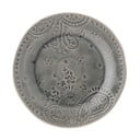 Sivi tanjur od kamenine Bloomingville Rani, ø 26,5 cm