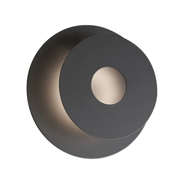 Crna LED zidna lampa Hennes – Fischer & Honsel