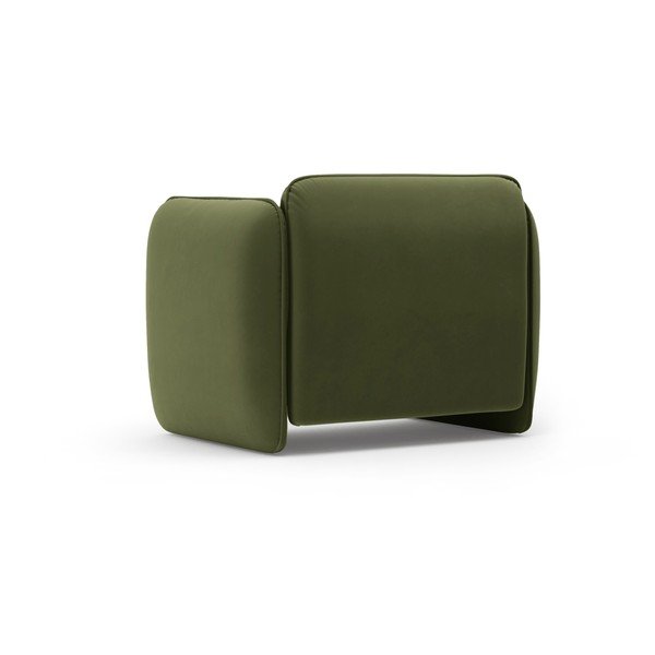 Zelena baršunasti fotelja Georgia – Micadoni -image-3