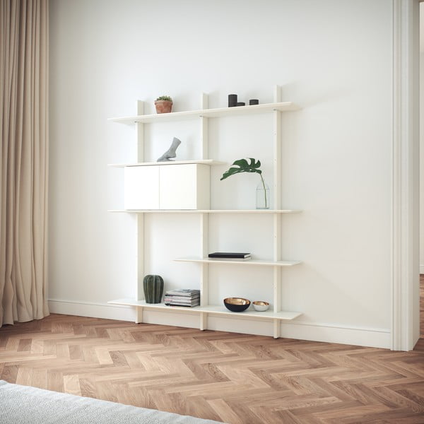 Bijeli modularni sustav polica 68,5x68,5 cm Bridge - Tenzo-image-4