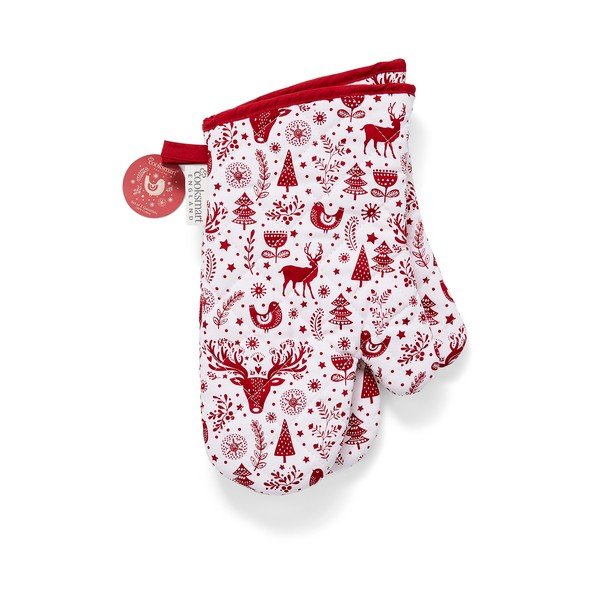 Set od 2 pamučne kuhinjske rukavice Cooksmart ® A Nordic Christmas-image-1