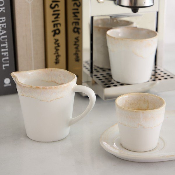 Bijeli vrč za mlijeko od kamenine 200 ml Grespresso – Costa Nova-image-1