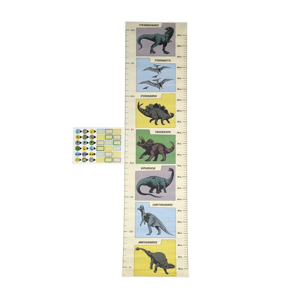 Dječja naljepnica s motivom metra za vrata/za zid 28x115 cm Prehistoric Land – Rex London-image-2