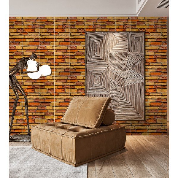 Samoljepljivi paneli u setu za zid 6 kom 30x60 cm Brick Wall – SP TREND-image-3