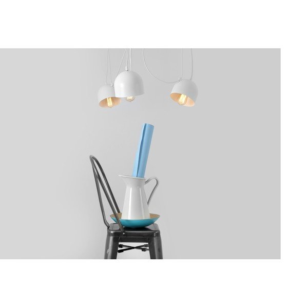 Bijela viseća svjetiljka s 4 žarulje CustomForm Popo-image-1