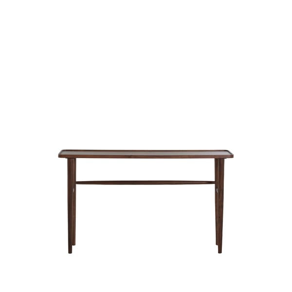 Smeđi pomoćni stol od masivnog bagrema 30x140 cm Qiano – Light & Living