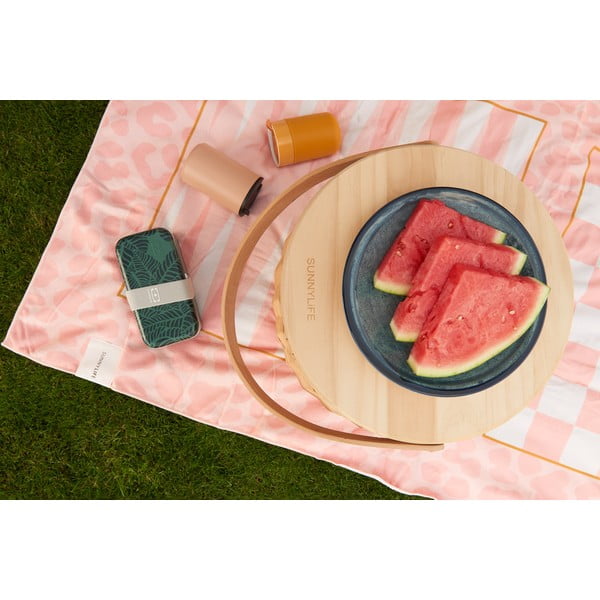 Ružičasti ručnik za plažu Sunnylife Call of the Wild-image-1