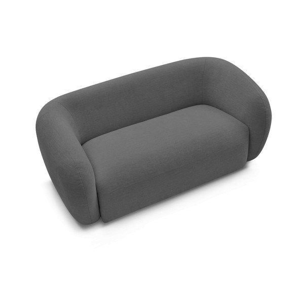 Tamno siva sofa od šenila 160 cm Celine – Bobochic Paris-image-3