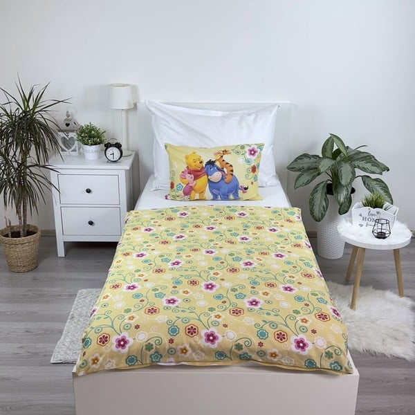 Pamučna dječja posteljina za dječji krevetić 100x135 cm Winnie-the-Pooh – Jerry Fabrics-image-2