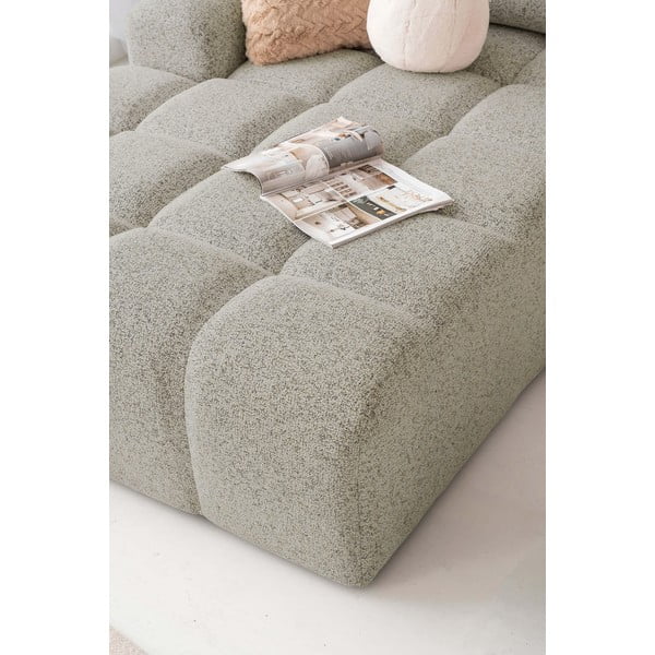 Svjetlo smeđa sklopiva/s prostorom za odlaganje kutna garnitura (s lijevim kutom) Lulu – Miuform-image-4