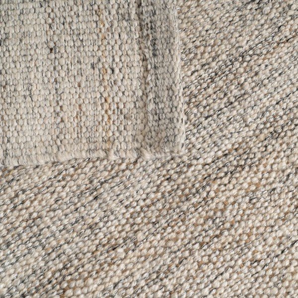 Sivi obostrani tepih od mješavine vune 160x230 cm – Ixia-image-3