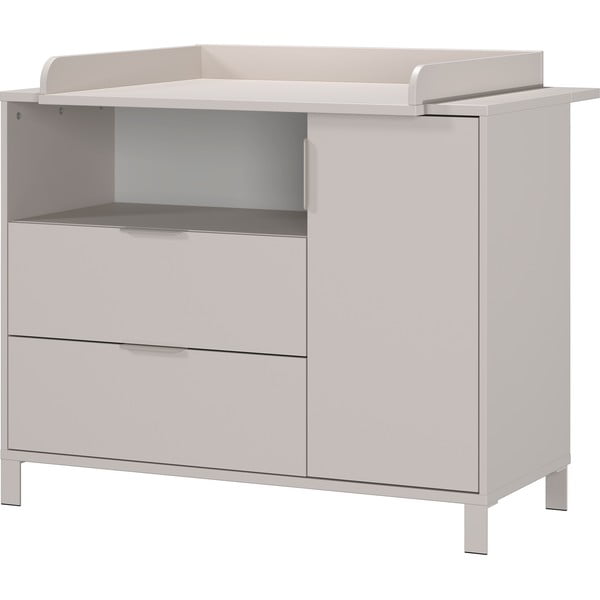 Krem dječja komoda s promjenjivim stolom 115x102x77 cm Alkmaar – Germania-image-2