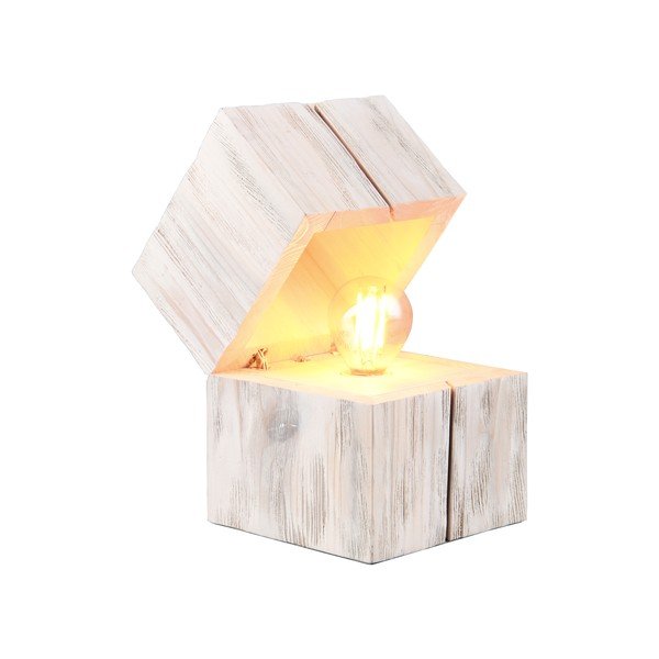 Bijela stolna lampa (visina 16 cm) Treasure – Trio-image-3