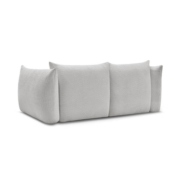 Svijetlo siva sofa od bouclé tkanine 234 cm Azra – Bobochic Paris-image-4