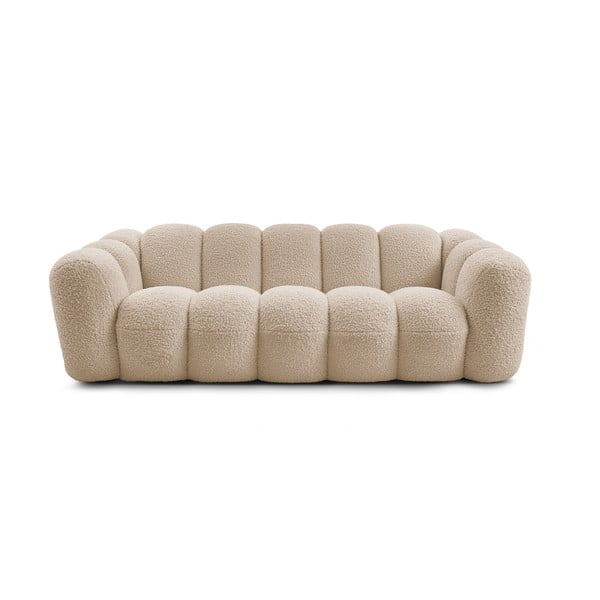 Svjetlo smeđa sofa od bouclé tkanine 232 cm Hippolyte – Bobochic Paris