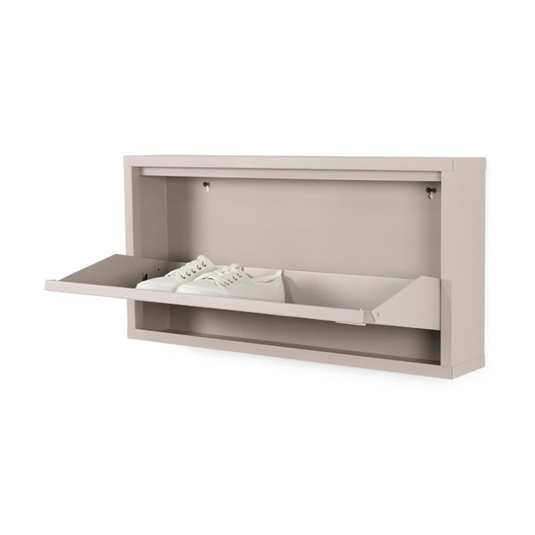 Smeđe-sivi metalni preklopni ormarić za cipele 75x37,5x12,5 cm Billy – Spinder Design-image-2