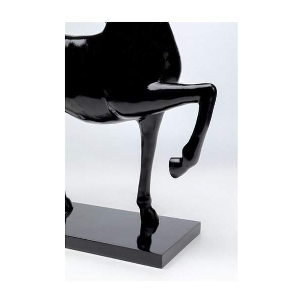 Crna skulptura konj Kare Design Proud Horse-image-2