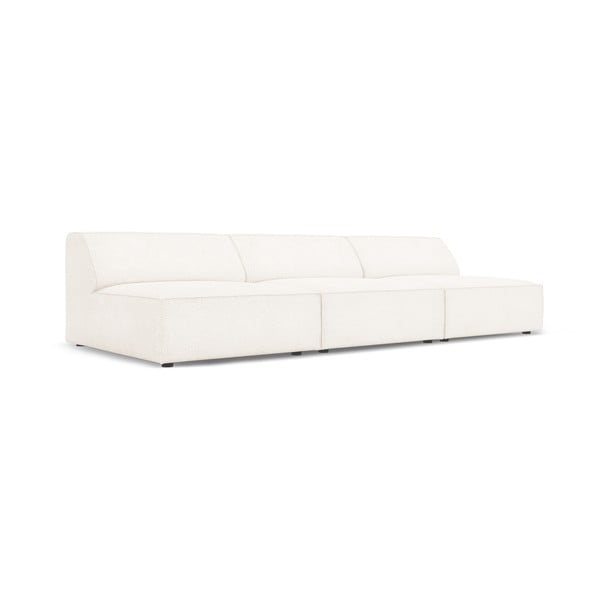 Krem sofa od bouclé tkanine 240 cm Jodie – Micadoni Home-image-3