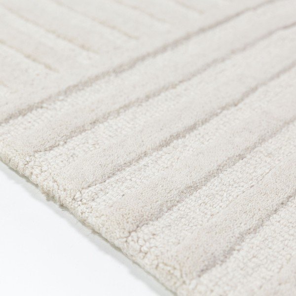 Ručno rađen vunen tepih boje slonovače 200x290 cm Zen Garden – Flair Rugs-image-4