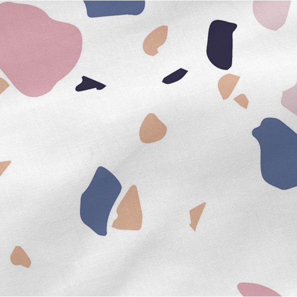 Set od dvije pamučne jastučnice Blanc terrazzo, 50 x 75 cm-image-3