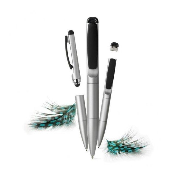 Crna multifunkcionalna olovka XD Design Stylo-image-2