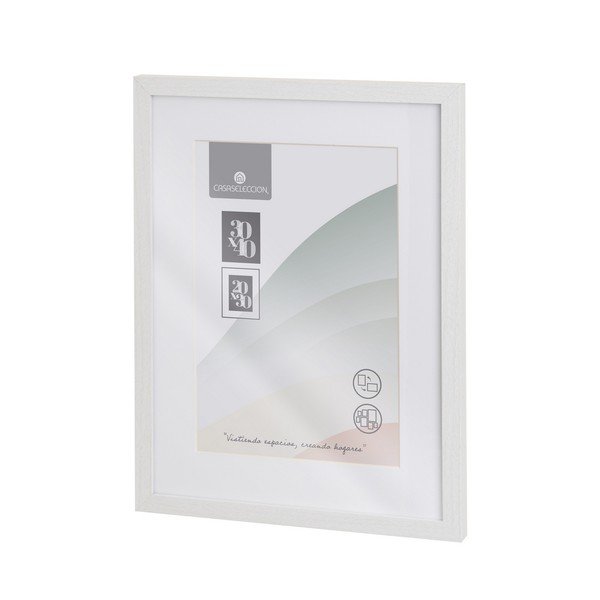 Bijeli viseći okvir 32x42 cm Sencillo – Casa Selección