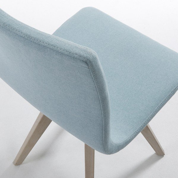 Svijetloplava stolica za blagovanje La Forma Una-image-4