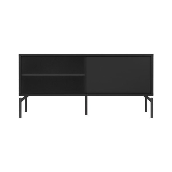 Crna TV komoda 116x55x42 cm Met Mini – noo.ma-image-2