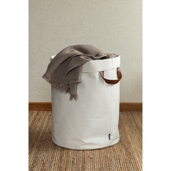 Bež tekstilna košara za rublje 69 l Soft Storage – Bigso-image-1