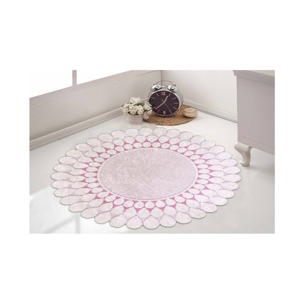 Tepih Vitaus Zinno Pembe, ⌀ 80 cm-image-1