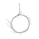 Crni svjetlosni ukras s božićnim motivom ø 24 cm Nike – Star Trading