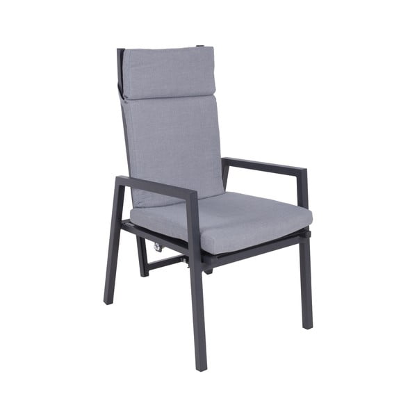 Siva metalna vrtna stolica Sintra – Garden Pleasure