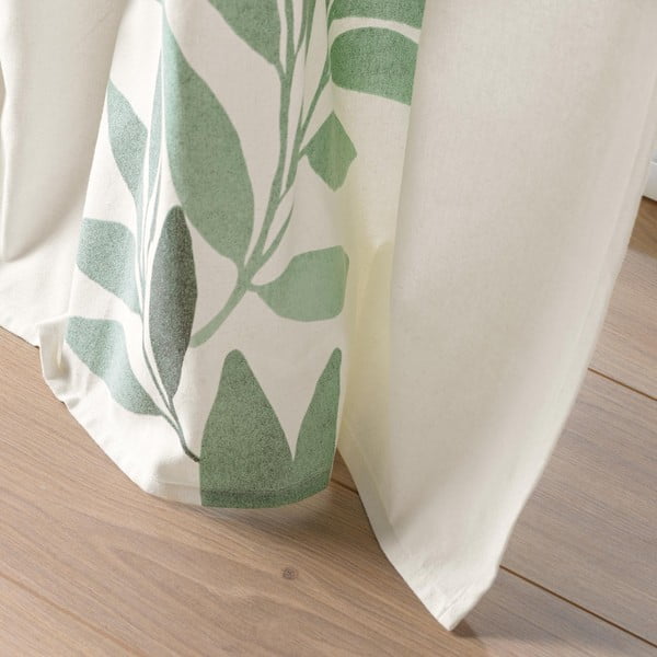 Bijela/zelena zavjesa 140x260 cm Nymphea – douceur d'intérieur-image-2