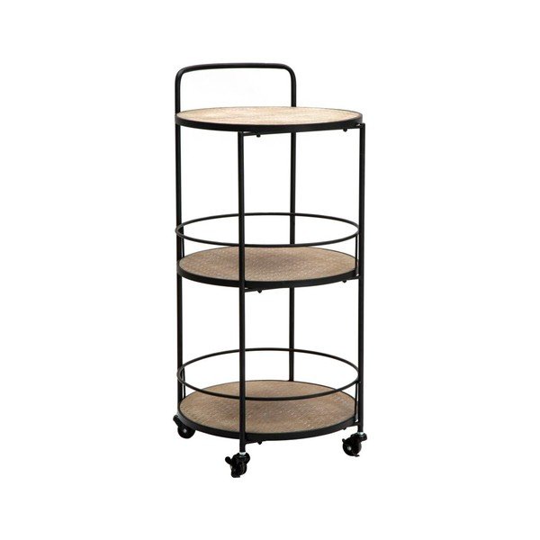 Metalna kolica za posluživanje na kotačima 41,5x40 cm Arex – Mauro Ferretti