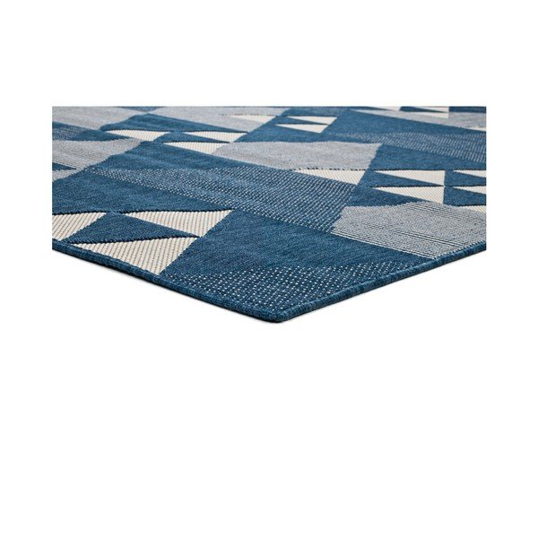Plavi vanjski tepih Universal Clhoe Triangles, 140 x 200 cm-image-1