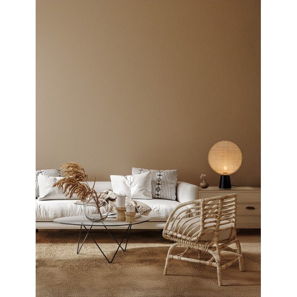 Mat crna/u prirodnoj boji metalna stolna lampa (visina 48,5 cm) Tierra – Nova Luce-image-2