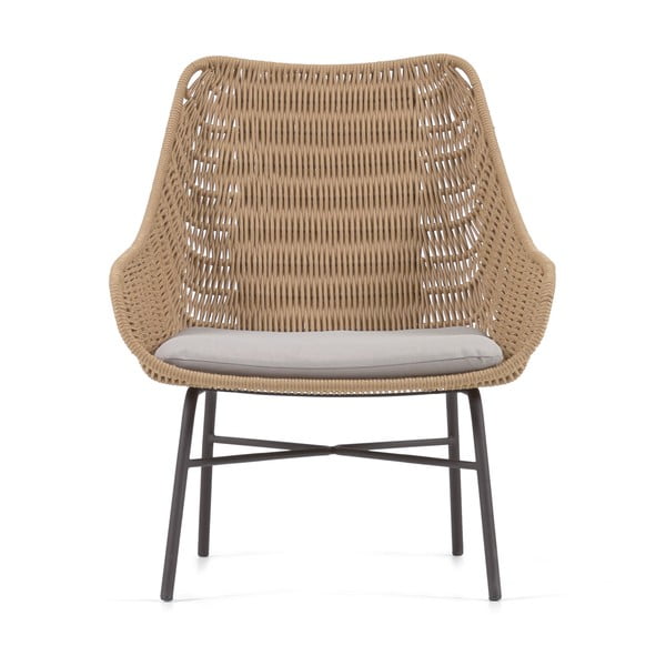 Ručno rađena pletena vrtna fotelja Kave Home Abeli-image-2