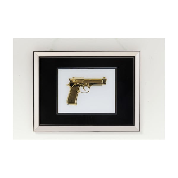 Glazirana slika Kare Design Gun Gold, 80 x 60 cm