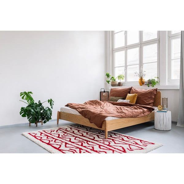 Kesten smeđa posteljina od stonewashed pamuka Bonami Selection, 160 x 200 cm-image-3