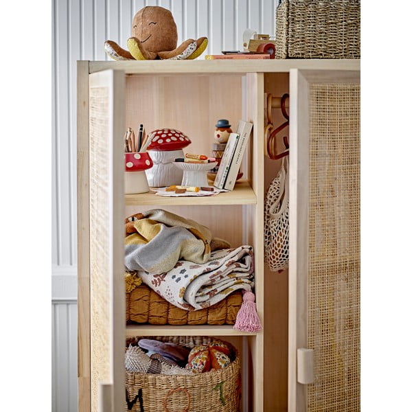 Bijela/ružičasta deka za bebe 130x160 cm Kristine – Bloomingville Mini-image-4