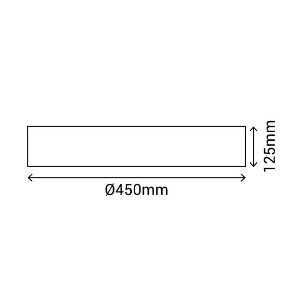 Krem LED stropna svjetiljka ø 45 cm – SULION-image-3