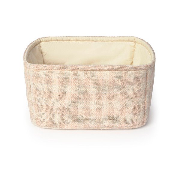 Svijetlo ružičasta tekstilna dječja kutija za pohranu 30x20x20 cm Swan Rose – Lorena Canals