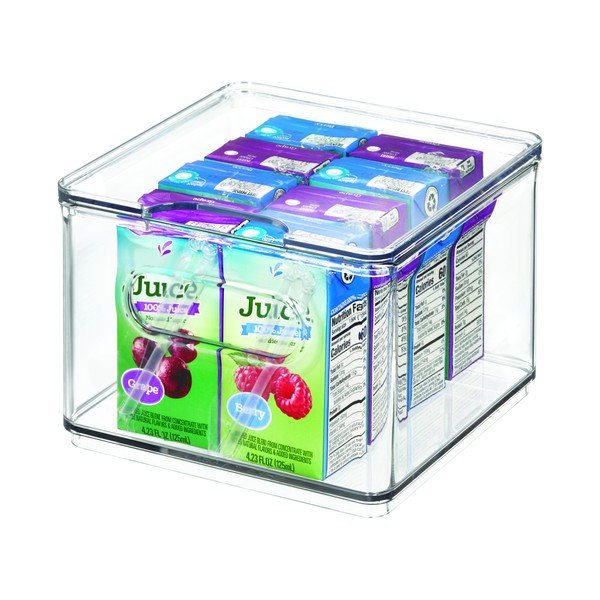 Prozirna kutija za odlaganje s poklopcem iDesign The Home Edit, 15,2 x 15,2 cm-image-2