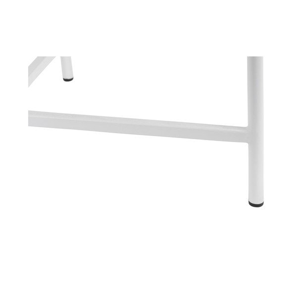 Bijeli metalni okrugao stolić za kavu ø 50 cm Meseta  – Leitmotiv-image-3